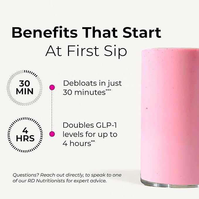 HUM Flatter Me Fiber Supplement for Women &amp Men Prebiotics &amp Digestive Enzymes to Support Weight &amp Bloating Digestive &amp Gut Health Fiber Powder Drink Mix - 10 Servings (Unflavored)