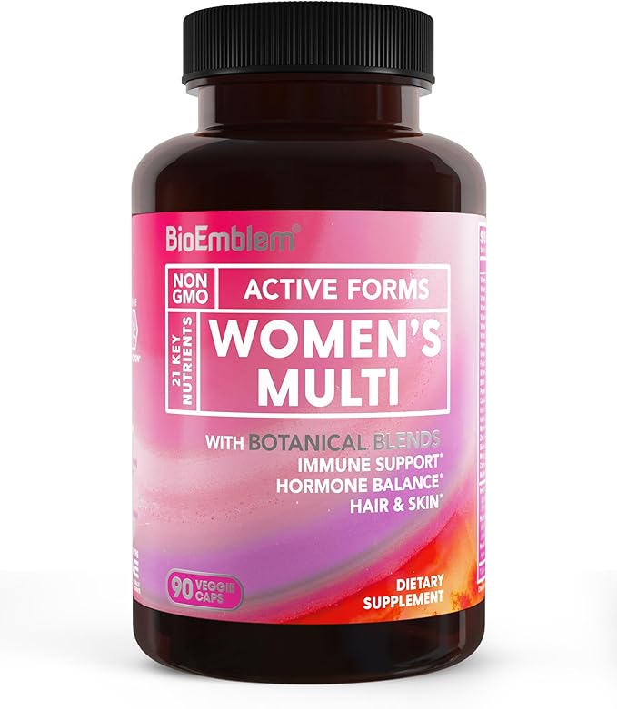 BioEmblem Beauty Probiotics for Women and Women's Multivitamin