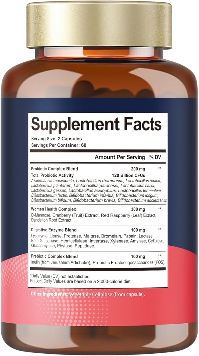 Totaria Probiotics for Women &amp Probiotic Prebiotic Postbiotic for Women &amp Men Bundle