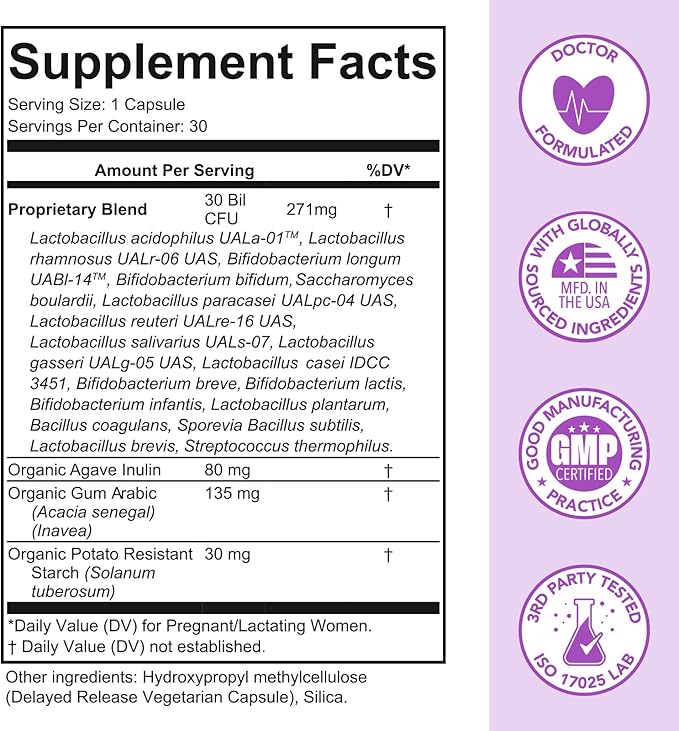 Premom Male Sperm Fortify Capsules - Male Fertility Supplements for Men Prenatal Pre &amp Probiotics for Women Bundle – Fertility Support for Women – 120 Count