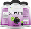 DOCTOR RECOMMENDED SUPPLEMENTS Quercetin 1000mg Per Serving - 120 Veggie Capsules Vitamin Supplement 60 Day Supply (Vegan and Non-GMO)