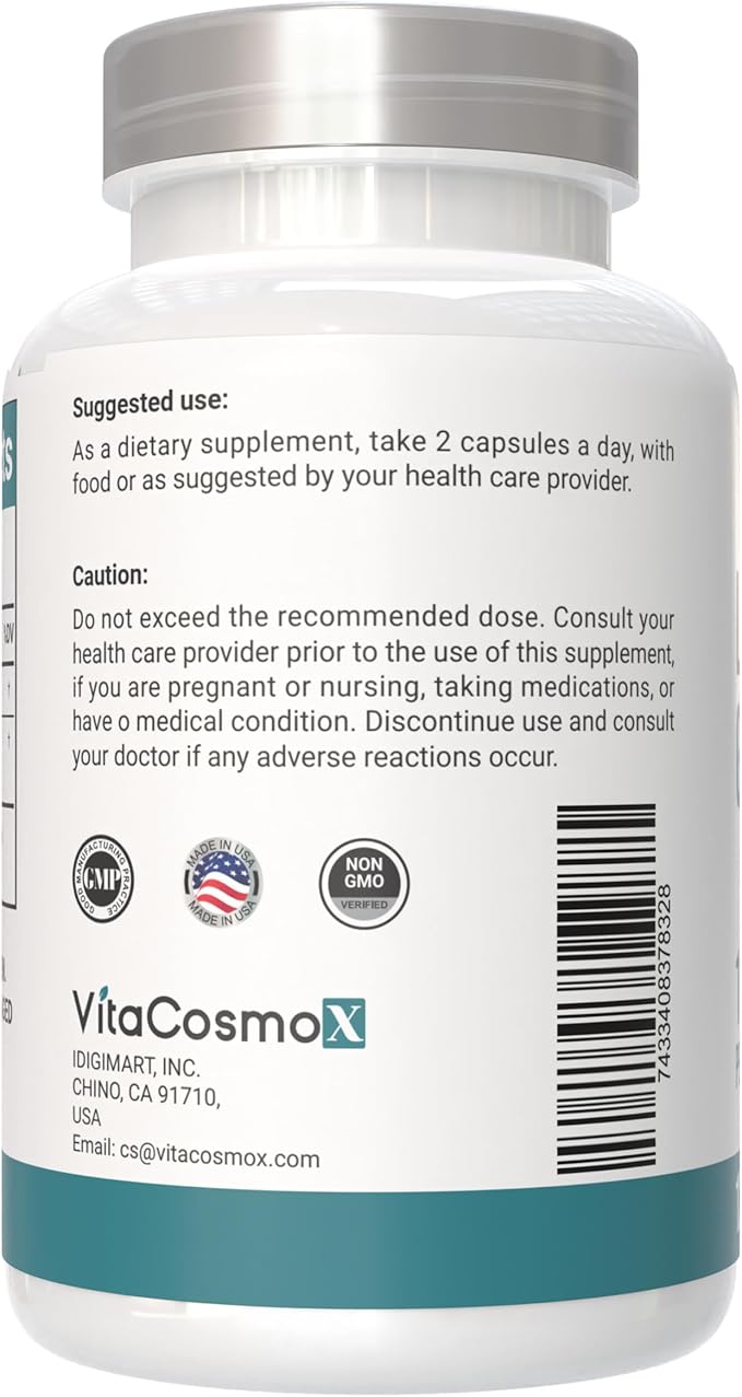 Liposomal Glutathione 1110 mg 120 Capsules Vegan 100% Vegetarian Non-GMO &amp Gluten Free - 2 Packs