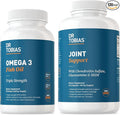 Dr. Tobias Omega 3 Fish Oil &amp Joint Support Supplements Supports Heart Brain Immune Joint Health Function &amp Flexibility for Men &amp Women