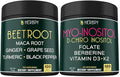 Bundle 6in1 Beet Root Supplements 100 Count &amp 6in1 Myo-inositol &amp D-Chiro Inositol Supplement for Women 120 Count - for Immune Heart Health &amp Overall Health