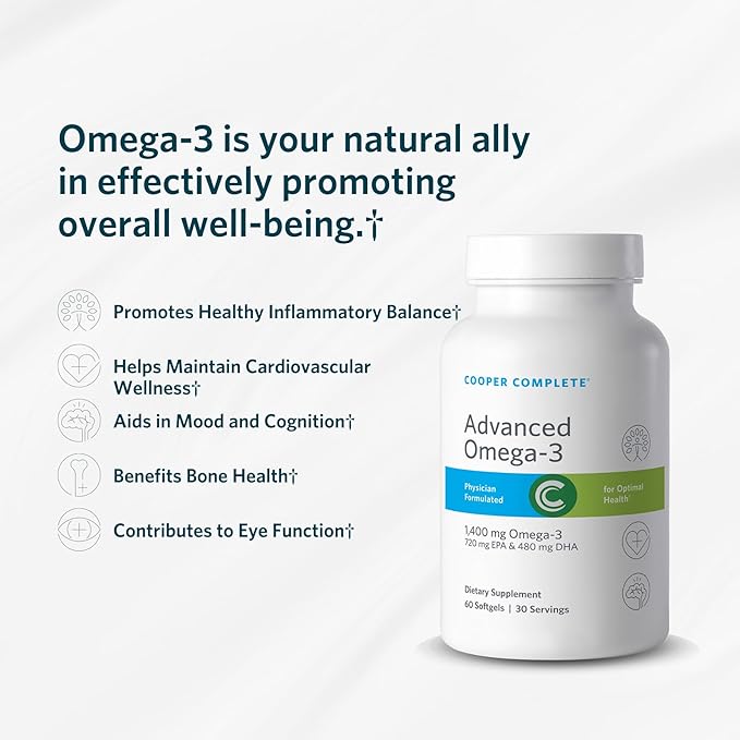 Cooper Complete - Basic One Multivitamin Iron Free - Daily Multivitamin and Mineral Supplement Plus Fish Oil Supplement - 60 Day Supply