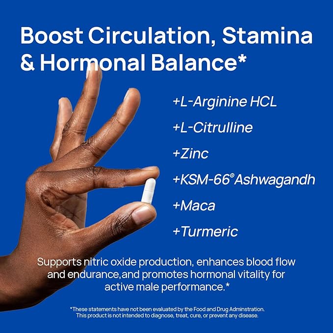 NAD Supplement for Men – Liposomal NAD+ NMN Alternative Nitric Oxide Prostate Health Supplements with Resveratrol CoQ10 L Citrulline and Lycopene for Anti-Aging &amp Cellular Energy Support 60 Caps