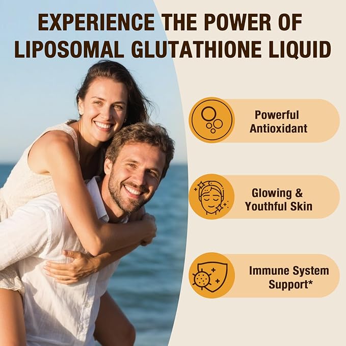 Liposomal Glutathione Liquid 2000MG – Antioxidant Detox Supplement for Women &amp Men Aging Defense Liver Function &amp Energy with Hyaluronic Acid + Aloe Vera + Vitamin C Natural &amp Vegan 2
