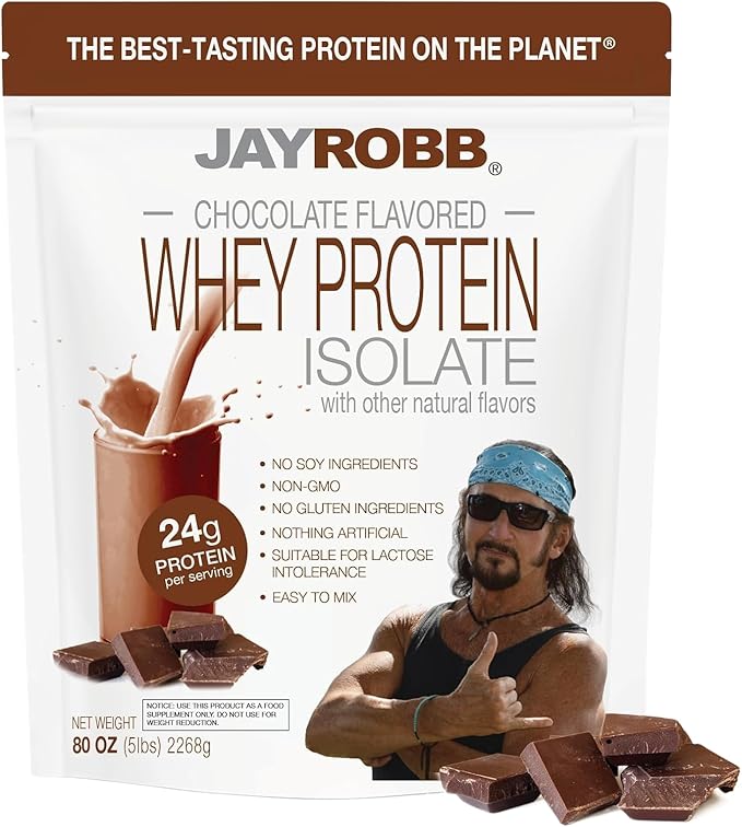 JAYROBB Whey Protein (5 Pound Chocolate)