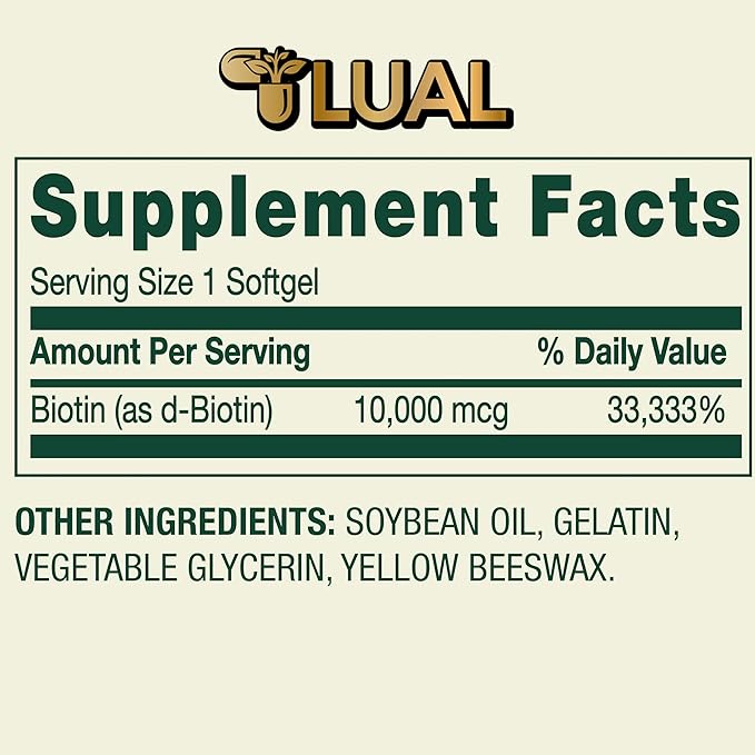 Spring Valley Biotin 10000mcg 120 Count Dietary Supplement for Hair Skin Nails Hair Vitamins for Hair Loss for Women Bundle with Luall's 45 Diabetes Decoded (10.000 mcg 120 Count)