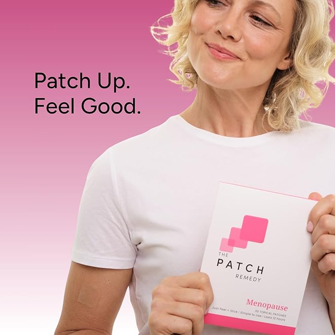 The Patch Remedy Menopause Patch | Black Cohosh Damiana Valerian Ginger | 30 Patches