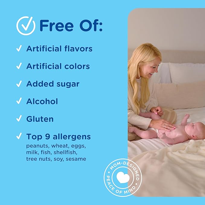 Mommy's Bliss Baby Probiotics + Vitamin D DropsSupports Digestive Health &amp Immune Function*400IU Vitamin DSupports Bone Development*Newborns+Flavorless0.34 Fl Oz (30 Servings)(Pack of 2)