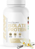 RAW Whey Isolate Protein Powder Vanilla (CBUM Itholate) - 100% Grass-Fed Sports Nutrition Powder for Muscle Growth &amp Recovery - Low-Fat Low Carb Naturally Flavored - 25 Servings