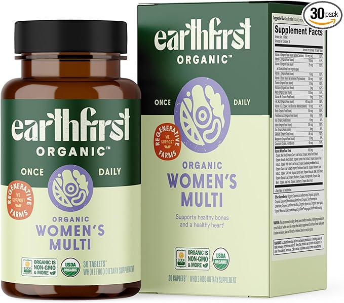 Women’s Multi Once Daily Women's Multivitamin Iron Vitamin B12 &amp More 19 Vitamins from Herbs &amp Superfoods 30 Count