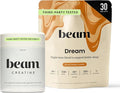 Beam Dream Sleep Powder &amp Creatine Bundle Third Party Tested Natural Sleep Aid &amp Recovery Supplement with Micronized Creatine Monohydrate Unflavored Pure Creatine Powder for Muscle Strength