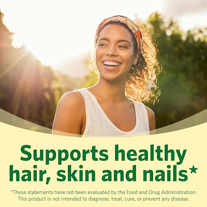 Spring Valley Biotin 10000 mcg 120 Count SoftGels Biotin for Hair Skin Nail Health Set with Basket Goods Store
