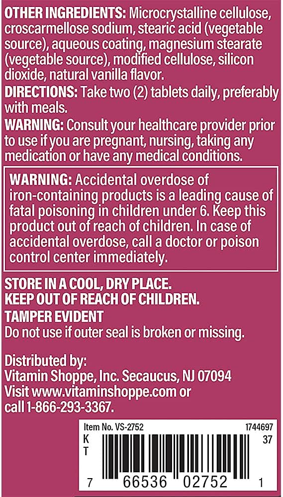 The Vitamin Shoppe Ultimate Woman Multivitamin - High Potency Daily Multi with Energy Blend Complete Nutrition for Women (180 Tablets)