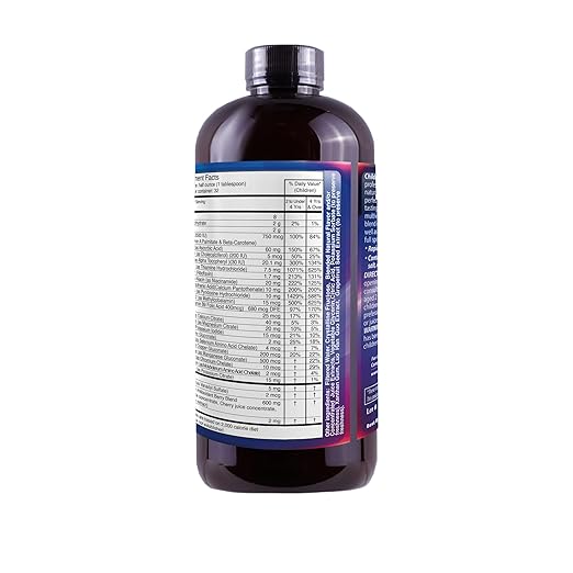 Dr's Advantage DA862 Liquid Children's Multivitamin and Minerals 16 oz.