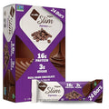 Nugo Slim Dark Chocolate Espresso 16g Vegan Protein 3g Sugar 7g Fiber Low Net Carb Keto Friendly Gluten Free 24 Count