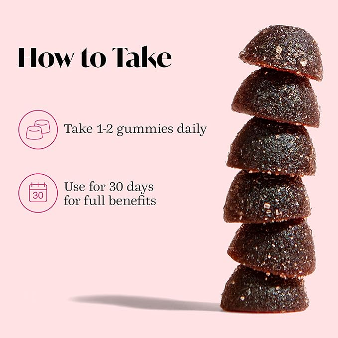 Winged Wellness Happy Her Mood Gummies - Daily Mood Enhancer Support Supplement for Women - Vitamin D with Saffron Lemon Balm &amp Lions Mane Mushrooms for Balance &amp Calming Relief - 50 Vegan G