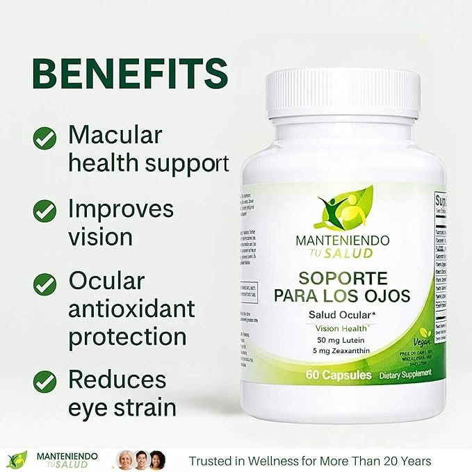 Soporte para Los Ojos Vision Health 60 Capsules