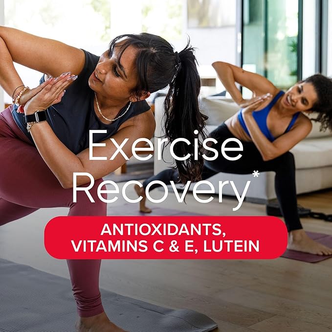 GNC Women’s Active Multivitamin Clinically Proven for Nutrition Exercise Recovery Energy Production Bone Health Beauty Immune Biotin Iron Zinc 180 Caplets