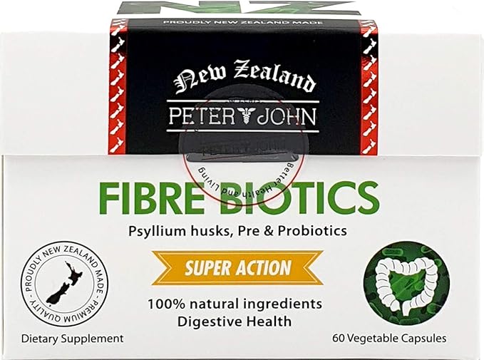 Prebiotic-Nutritional Supplements Fibre Biotics 60Capsules New-Zealand (3 Pack)