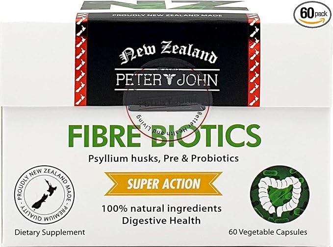 Prebiotic-Nutritional Supplements Fibre Biotics 60Capsules New-Zealand (1 Pack)