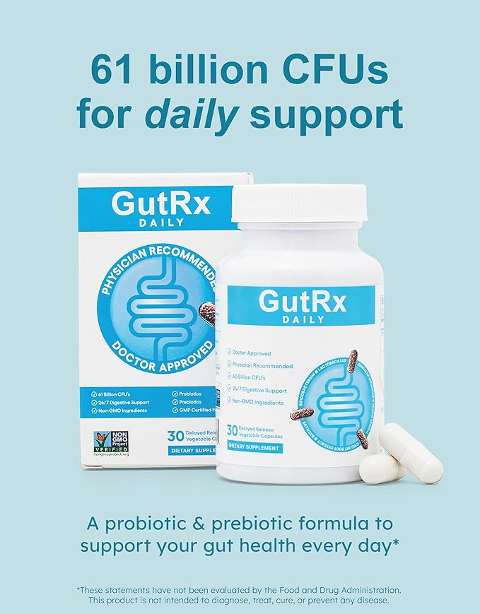Daily Probiotics for Women &amp Men with Bifidobacterium Longum &amp Prebiotics for Gut Health + Balance with Akkermansia &amp Christensenella + Mealtime Digestive Enzymes with Lactase Lipase &amp