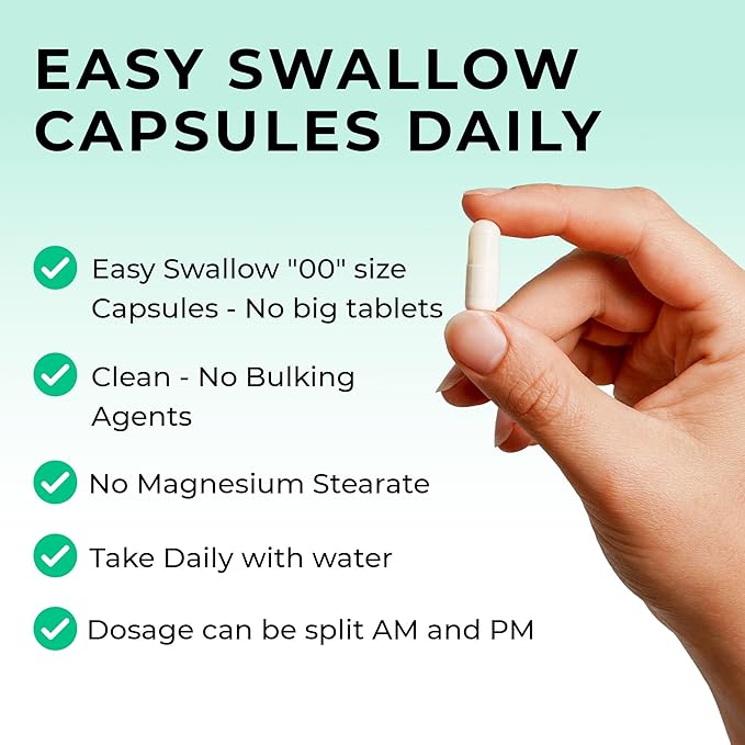 Magnesium Seven | 7 Forms of Magnesium in One - Glycinate Orotate Taurate Lactate Malate Citrate Sucrosomial | 120 Capsules 30 Day Supply | Manganese and Vitamin B6 for Absorption