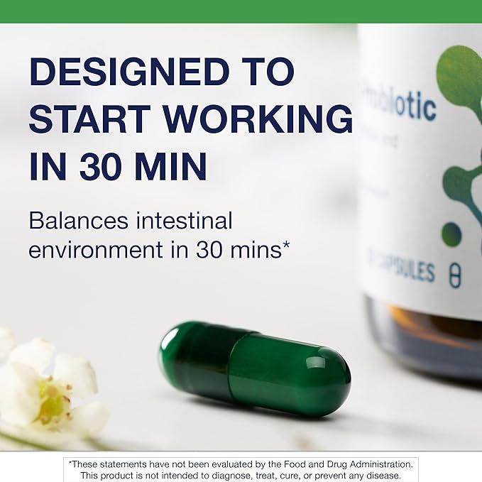 Metagenics UltraFlora Spectrum - Shelf-Stable Probiotic for Gut &amp Digestive Wellness Healthy Microbiome &amp Flora Support* - Non-GMO &amp Gluten-Free - 1-Month Supply - 30 Capsules