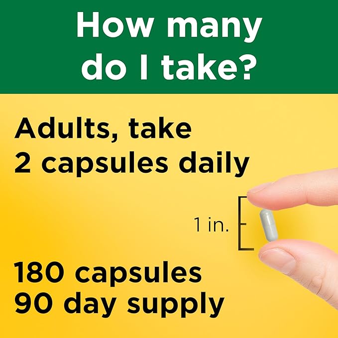 Nature Made Magnesium Glycinate 200 mg per serving Magnesium Supplement for Muscle Heart Nerve and Bone Support 180 Magnesium Bisglycinate Capsules 90 Day Supply