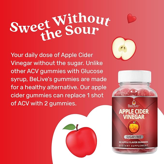 BeLive Digestion Bundle Fiber and Apple Cider Vinegar for Digestive Support and Overall Gut Health