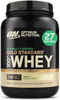 Optimum Nutrition Gold Standard 100% Whey Naturally Flavored Protein Powder Vanilla 1.9 Pound (Packaging May Vary)