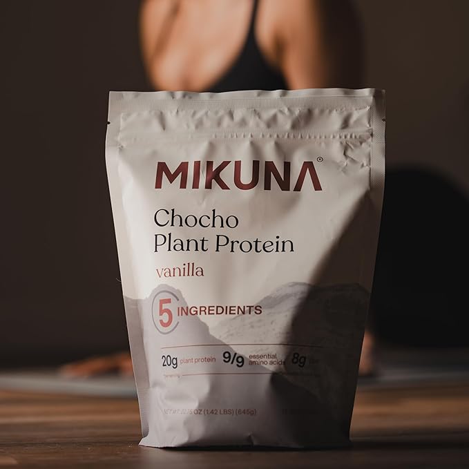 Mikuna Vegan Protein Powder (Vanilla 15 Servings) - Plant Based Chocho Superfood Protein - Dairy Free Protein Powder Packed with Vitamins Minerals &amp Fiber - Gluten Keto &amp Lectin-Free
