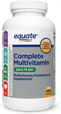 Men Multivitamin 50+ Multivitamin Men Tablets Vitamins Men Iron-Free with Lutein &amp Lycopene 450 Count 1 Tablet Daily