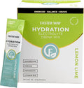 Faster Way - Hydration - Electrolyte Drink Mix - With Apple Cider Vinegar Choline Probiotics &amp Natural B Vitamins - Energize &amp Revive - Powder Packets - Zero Sugars -Gluten Free -Lemon Lime