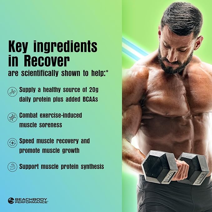BODi Recover Whey Protein Powder Blend– Post-Workout Orange Whey Supplement for Muscle Recovery with 20g Protein BCAAs Pomegranate Extract - Fast Recovery - 20 Serving Tub