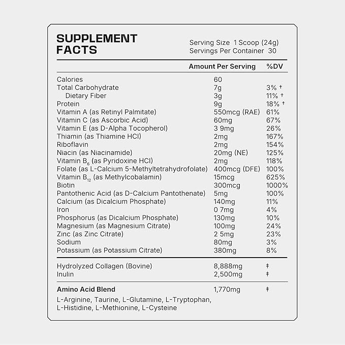 Frog Fuel Power Energized Protein Shot &amp Performance Greens Protein Powder 15g Protein Nano-Hydrolyzed Grass Fed Collagen Nano-Hydrolyzed Grass Fed Protein Greens Powder 24 Pack &amp 30 Servin