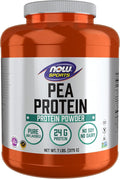NOW Foods Sports Nutrition Pea Protein 24 g Fast Absorbing Unflavored Powder 7-Pound