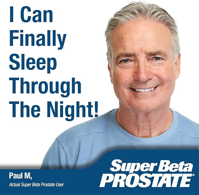 SUPER BETA PROSTATE Support Supplement for Men's Health - Reduce Bathroom Trips Promote Sleep Better Bladder Emptying &amp Healthy Prostate Beta Sitosterol - 60 Count (Pack of 3)