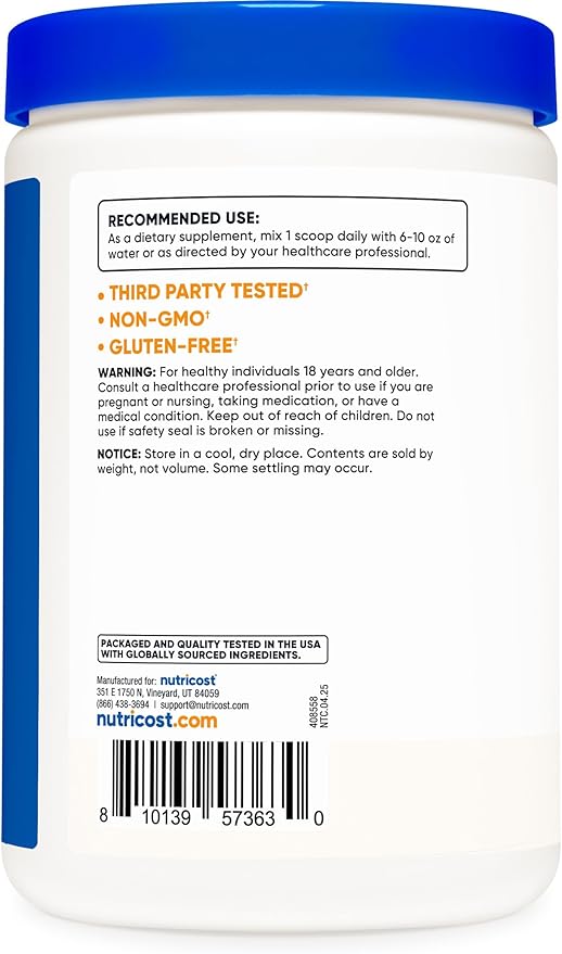 Nutricost Glucomannan Powder 500G (2 Bottles)