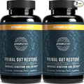 Primal Harvest 2 Pack Restore for Gut Health Primal Gut Restore w/POSTbiotics PREbiotics and PRObiotics for Women and Men 60 CT - Digestion Colon Cleanse Helps Leaky Gut Repair