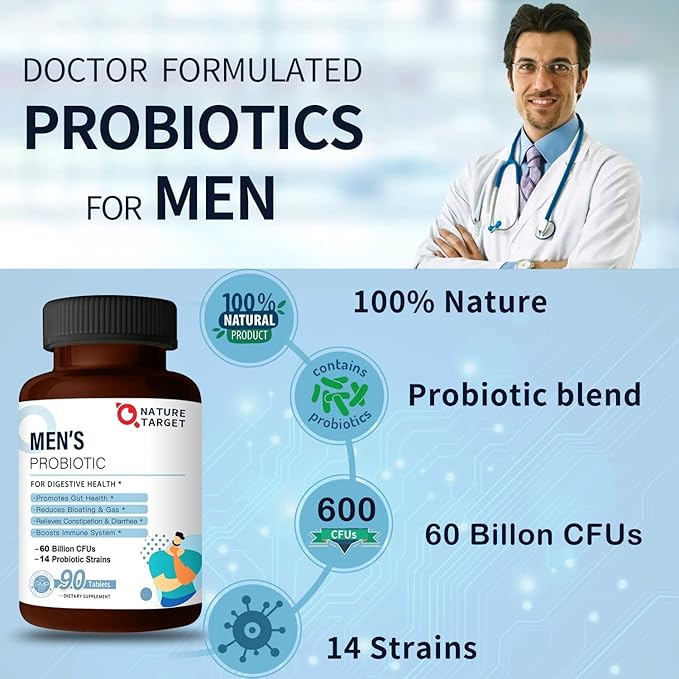 NATURE TARGET Probiotics for Men/Women/Kids/Family