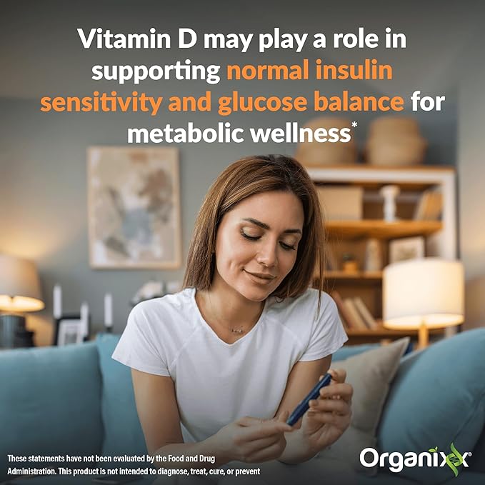 Organixx D3 K2 Supplement Supports Bone and Immune Health Bioavailable and Easy Absorption Formula with MCT Oil for Overall Wellness Clean Nutrient Blend Non GMO 15 ML 30 Servings