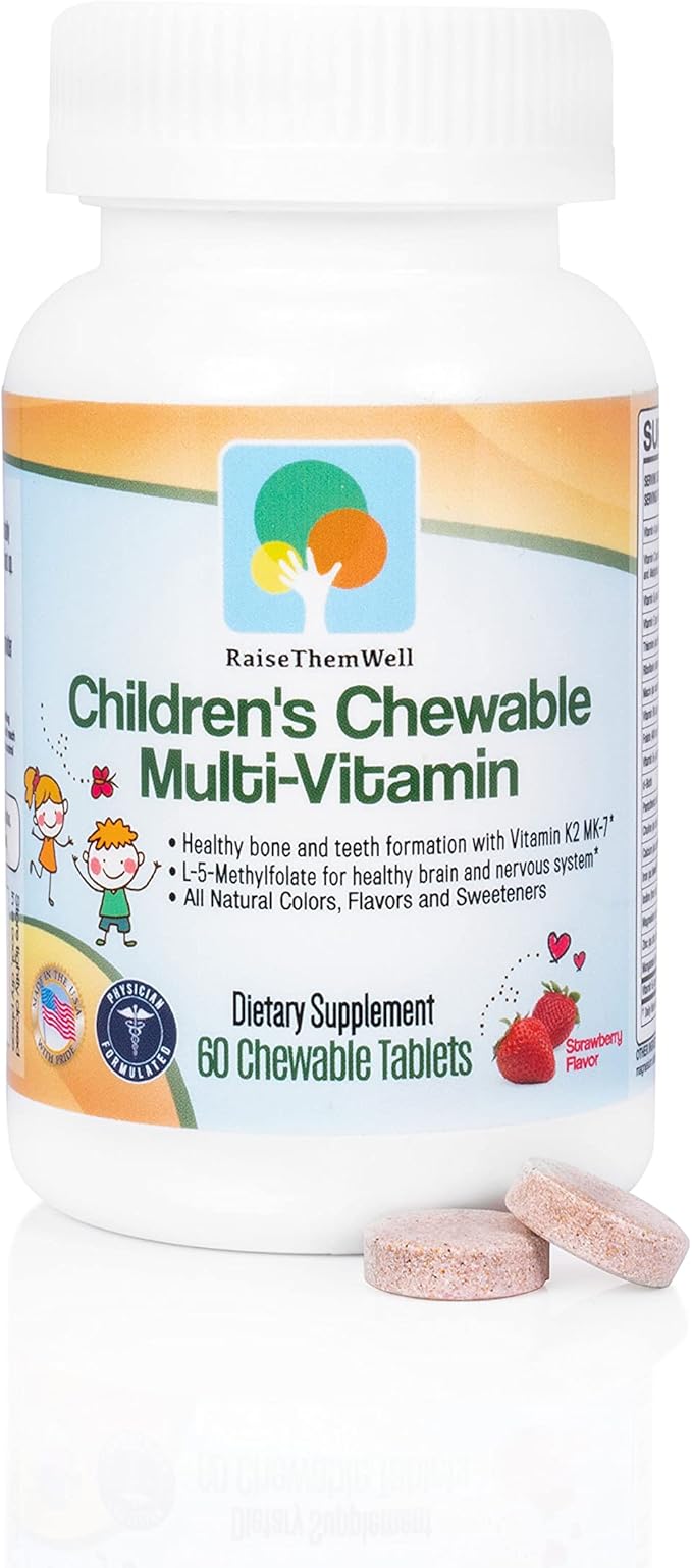 Raise Them Well Children's Immunity Chewable and Children's Multivitamin Chewable