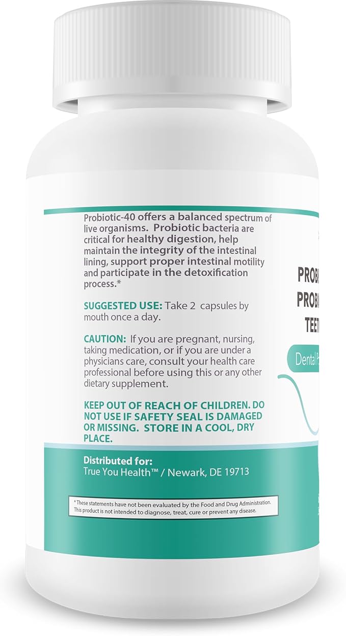 Probiotics Bright Teeth Capsules - Our Best Dental Probiotics White Teeth Support - Dental Probiotics Bright Whitening Teeth Mousse Alternative Capsules - Probiotics for Teeth Probiotic Mouth