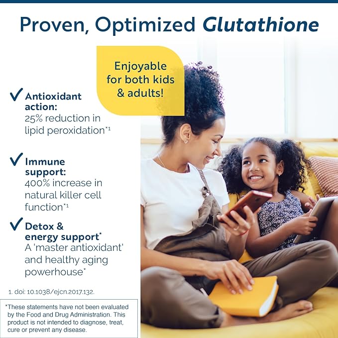 Researched Nutritionals Liposomal Glutathione (450mg) + Colostrum &amp Mushrooms Supplement for Immune Support - Enhanced Immunity Duo - Tri-Fortify Orange + Transfer Factor Multi-Immune (2 Piece Set