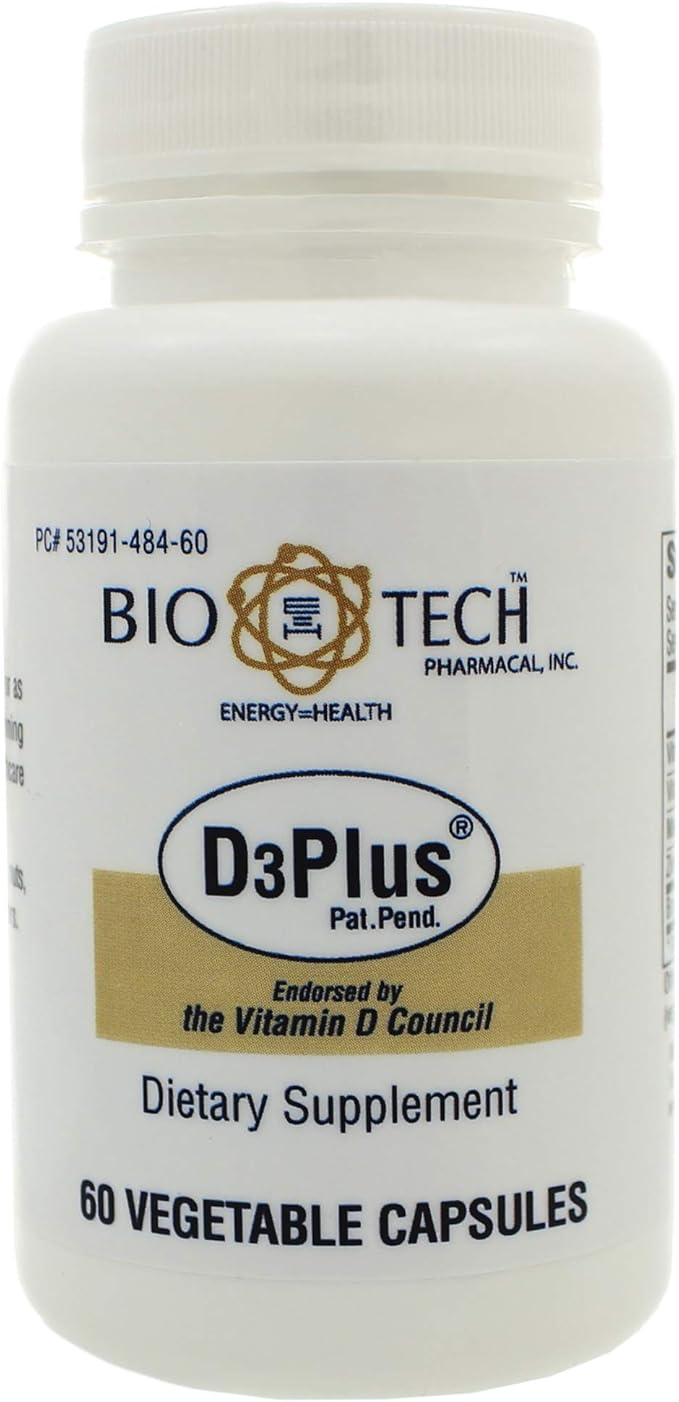 Bio-Tech - D3 Plus 60 Veggie Capsules