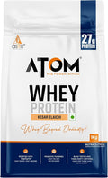 Asitis Nutrition AS-IT-is Atom Whey Protein 1kg/35.2 Oz with Digestive Enzymes | USA Labdoor Certified for Accuracy &amp Purity | Kesar Elaichi Flavor | 27g Protein | 5.7g Bcaaâ