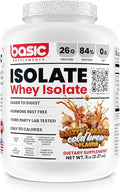 Basic Whey Protein Isolate 26g Protein 0g Fat Gluten-Free RBST-Free Rapid Absorption 110 Calories